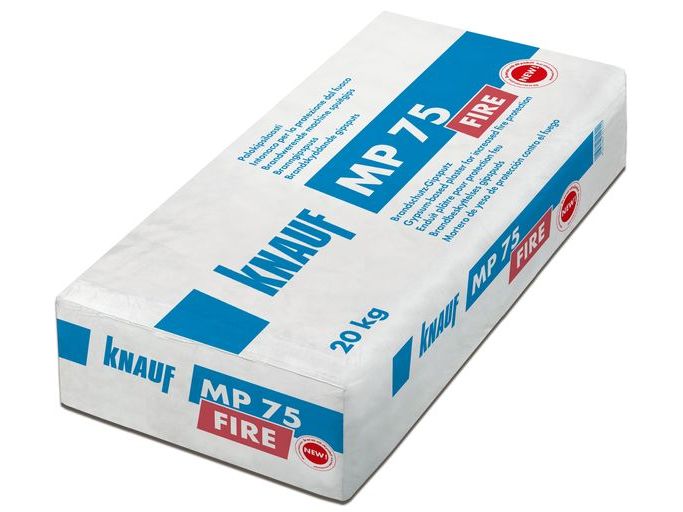Knauf MP 75 Fire 20kg fire protection gypsum plaster
