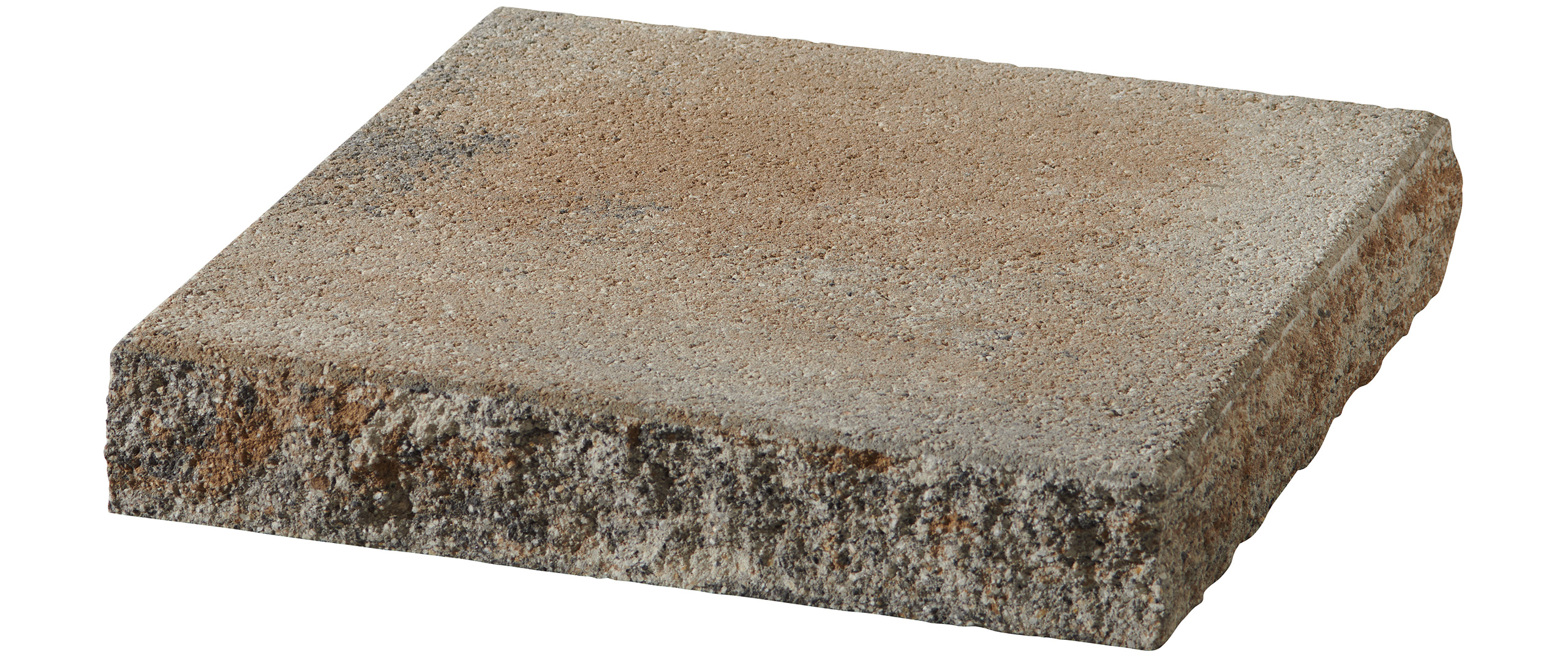 Pillar cover plate Vermont 47.2x47.2x8cm shell limestone-nu. burnt. ball moulded.