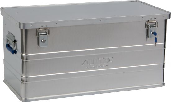 Triuso Aluminium-Box 60x40x38cm 68l inkl. 2 Zylinderschlösser Deckel
