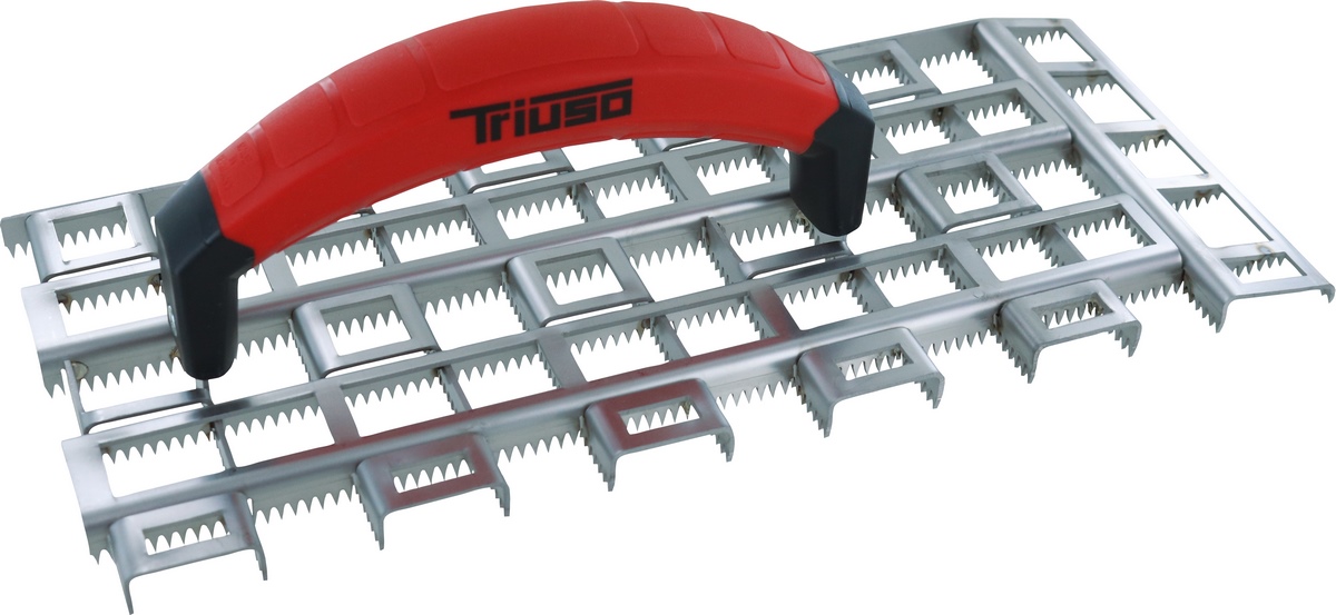 Triuso Schleifraspel CrocoMax 28x14cm Edelstahl rostfrei 2-K Griff