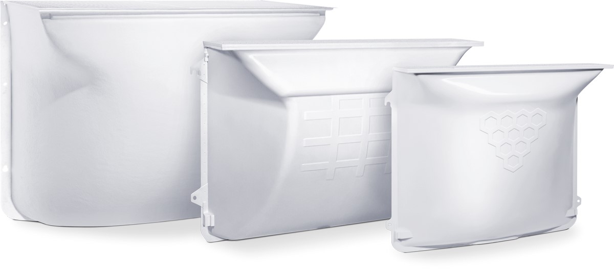 MEA Multinorm light well 125x100x40cm 3-w-1