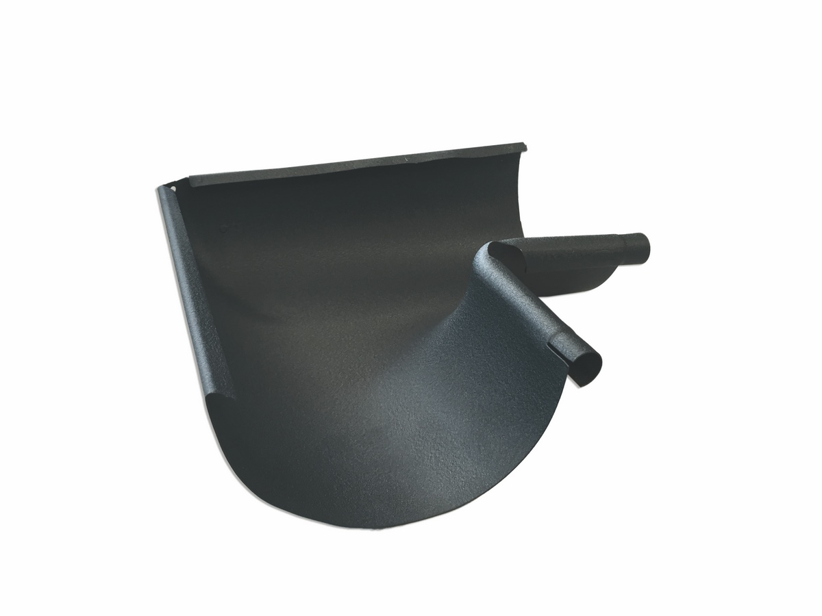 House skin Aluminium gutter angle 333 Internal angle 90° Anthracite Pearls