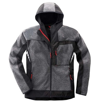 Scheibler Professional Funktionsjacke Gr. XL grau-meliert/schwarz