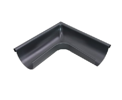 PREFA external gutter angle 90degree D 250mm large bead anthracite