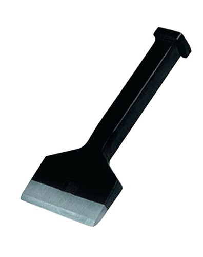 Charière iron 80mm w. scabbard galvanised w. black lacquered head