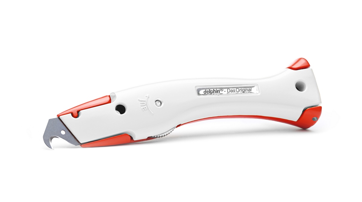 Delphin®-03 Club Edition Red-White Universal Knife incl. plastic quiver