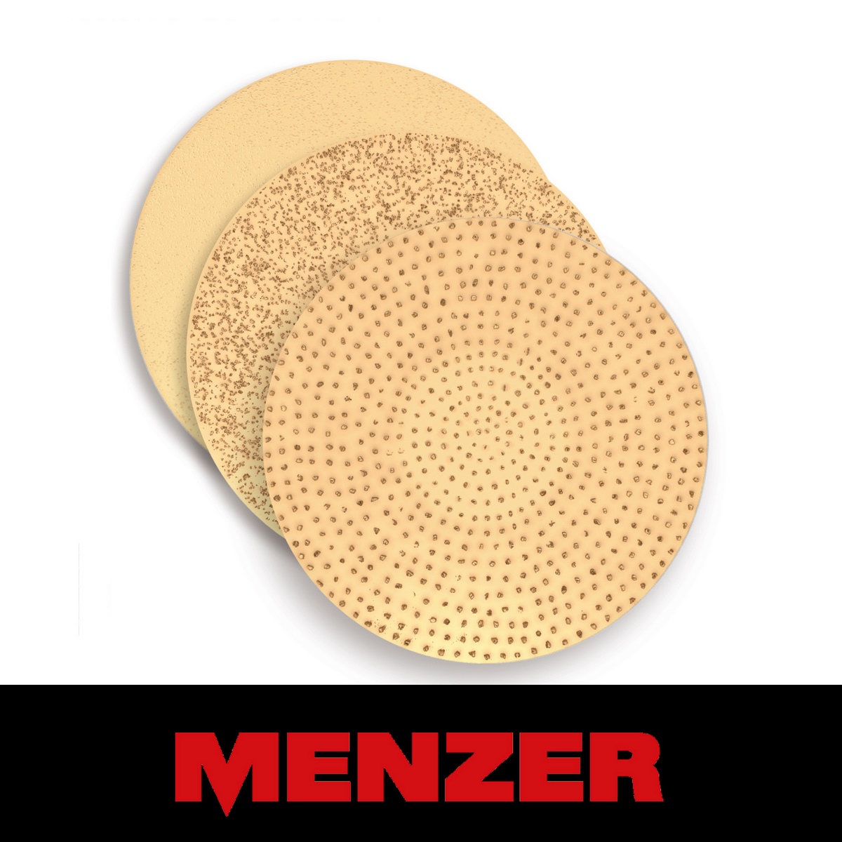 MENZER carbide split hook and loop disc 225mm coarse