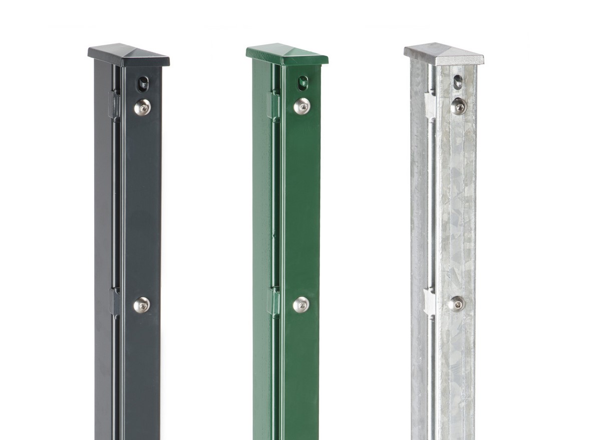 Słupek ogrodzeniowy AOS XAA-2200 ocynkowany ogniowo do ogrodzenia wysokość 1630mm długość 2200mm