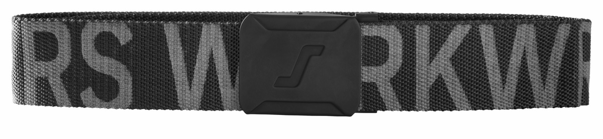Snickers 9004 Logo Belt One Size czarno-szary