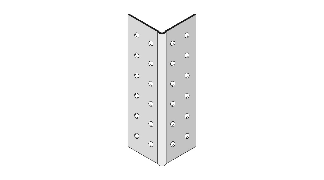 Knauf corner protection rail 31x31x04mm 3000mm