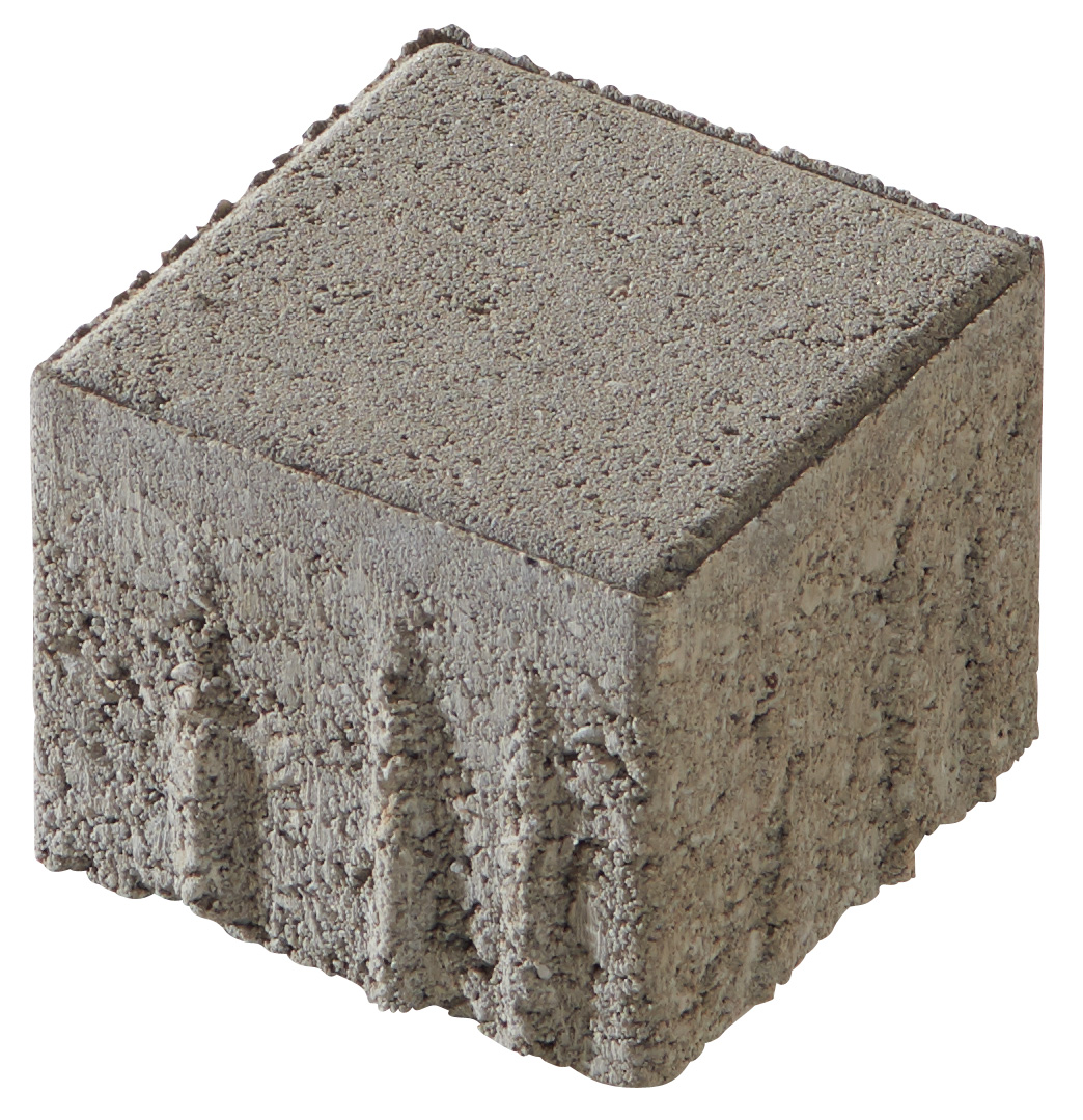 Pflaster MultiTec 10x10x10cm grau. betonglatt. Minifase