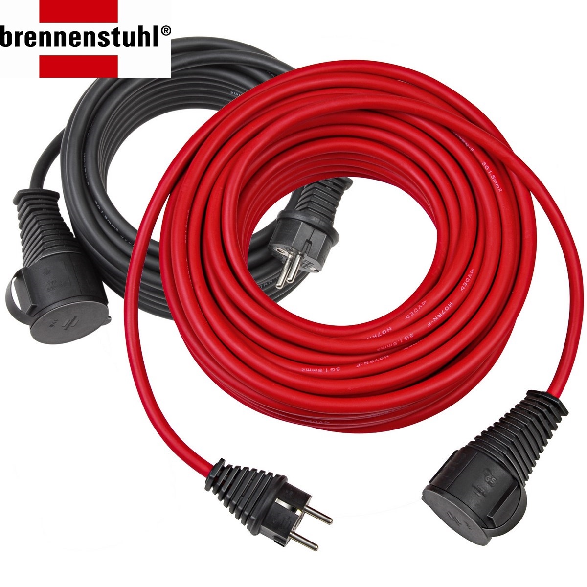 Kabel budowlany jakości BS IP 44 10m H07RN-F 3G1.5 czarny