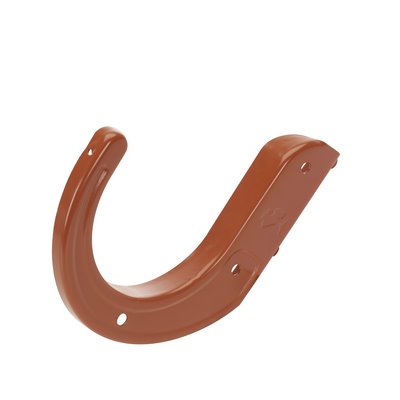 LEH PB Rundholzhalter "Click17" ziegelrot