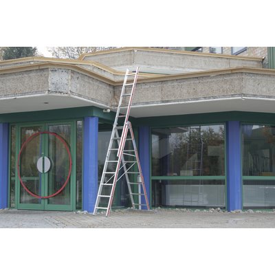 Drabina uniwersalna Hymer SC40 3x8 szczebli 2,35 - 5,43 m