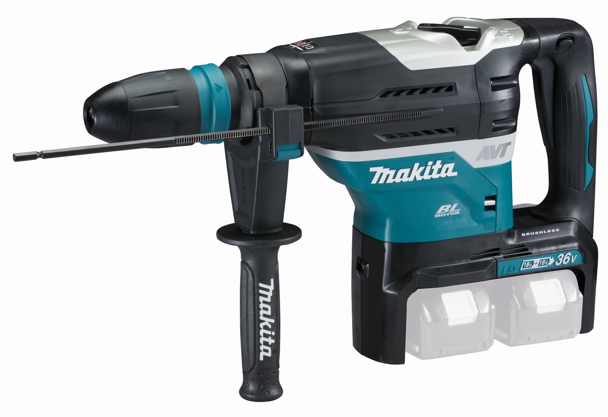 Makita Akku-Kombihammer DHR400ZKU SDS-Max 2x18V 8.0 J