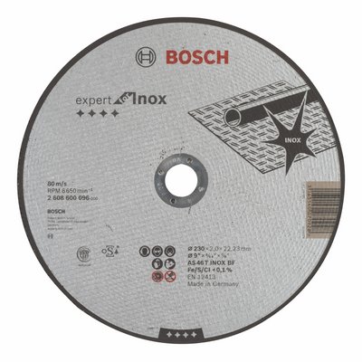Bosch cutting disc Expert Inox straight AS 46 T INOX BF 230x2.0mm