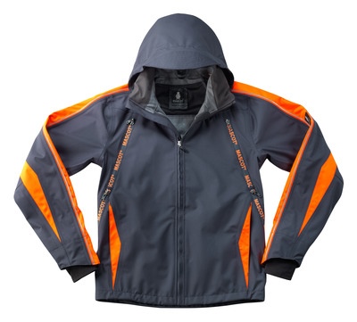 MASCOT® Gandia Jacke schwarzblau/hi-vis orange Gr.M