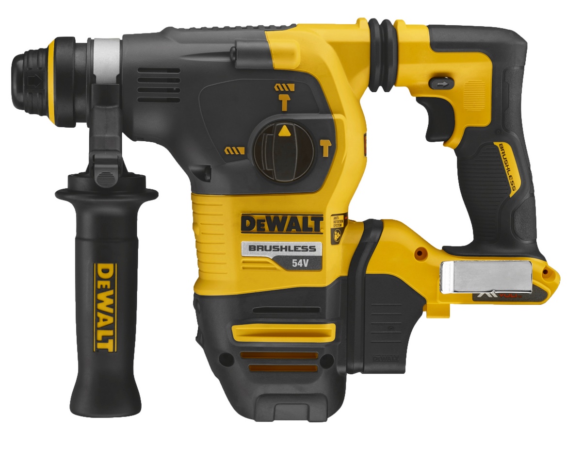 SBD DeWALT 54 V SDS-plus akumulatorowy młot udarowo-obrotowy 30 mm 3,5 dżula UTC
