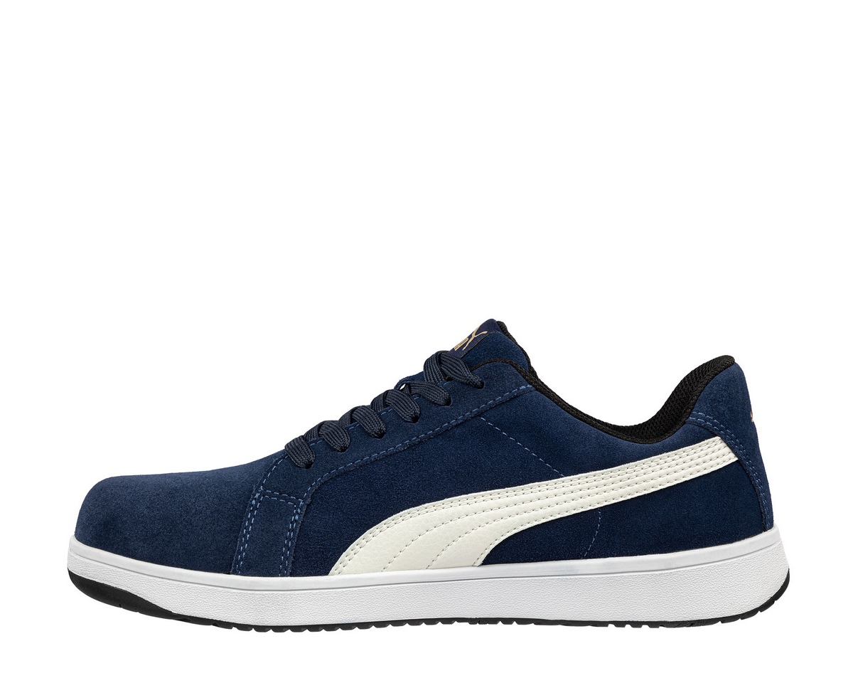 Puma Iconic Suede Navy Low S1PL ESD FO HRO SR safety shoe blue Gr. 41