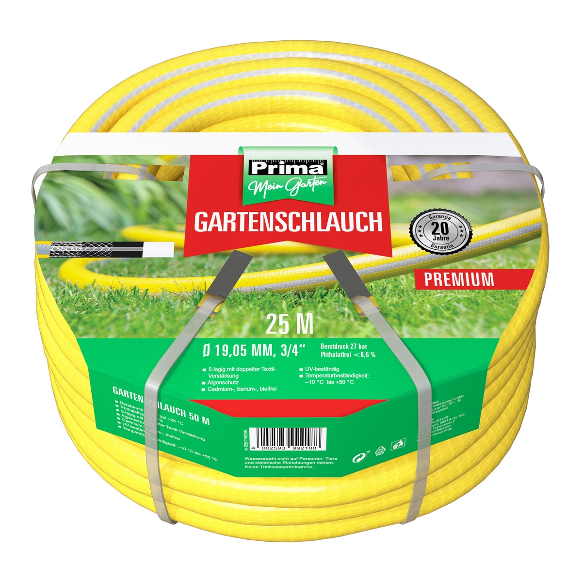 Prima Premium hose 25m 3/4"