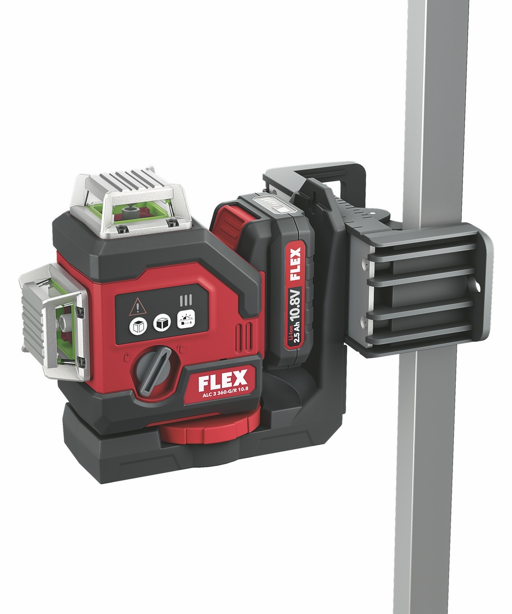 FLEX cross line laser ALC 3/360-G/R 10.8 Set