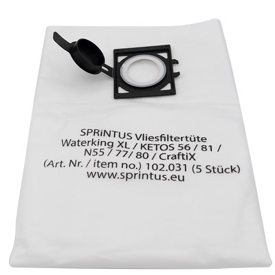 Sprintus fleece filter bag (5 pieces) N55/77/80 Waterking XL Ketos