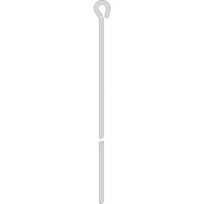 Knauf wire with eyelet 125mm 100 pieces