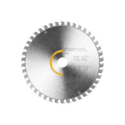 Festool circular saw blade WOOD FINE CUT HW 168x1.8x20 WD42