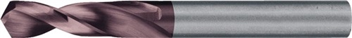 Spiralbohrer DIN 6539 Typ N D.3.5mm VHM Spiral-L.20mm TiAlN ext.kurz