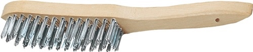 Drahtbürste L.295mm Gussstahldraht 0.35mm 3-reihig