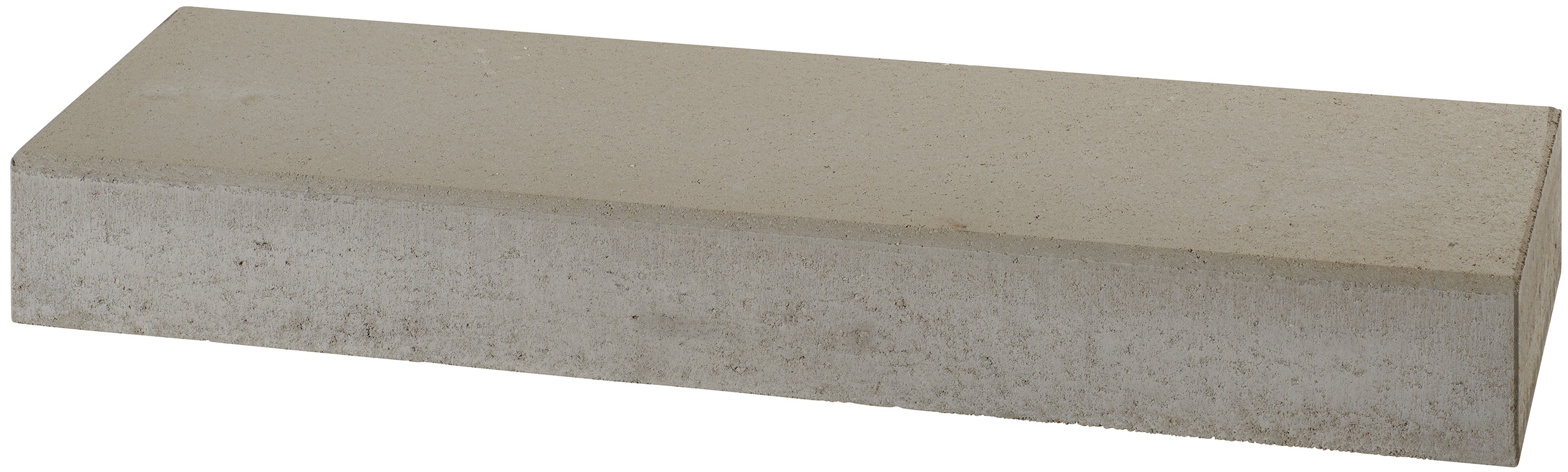 Stopień La Tierra 125x34x15cm szary. gładki beton