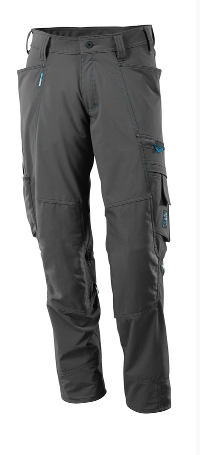 MASCOT® ADVANCED Hose m. Knietaschen Stretchstoffdunkelanthrazit Gr.82C56