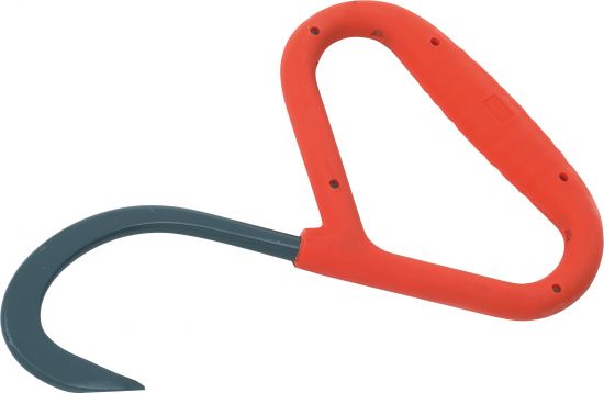 Triuso reversible hook with D-handle plastic-coated