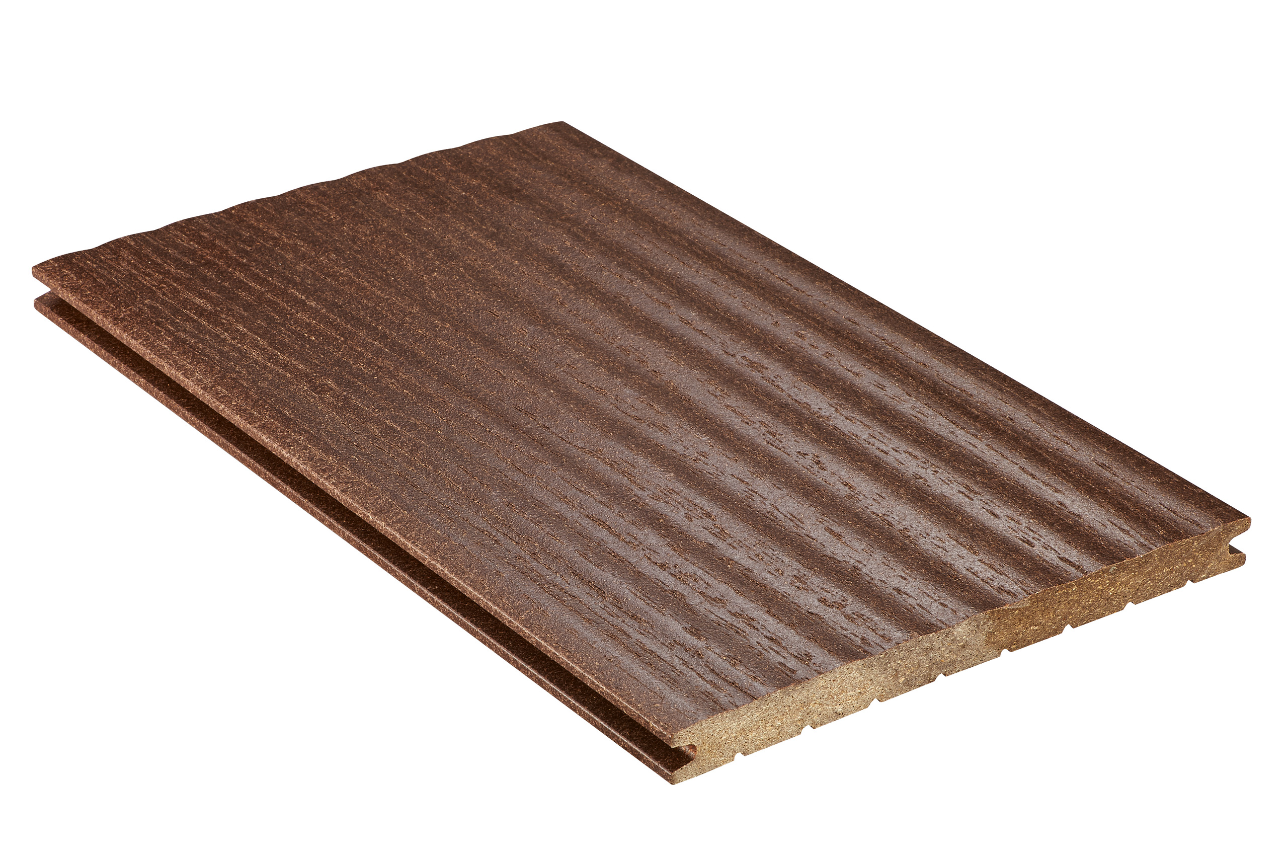 NIF WPC-Diele Rationelle select Massiv 21x244x5000 braun