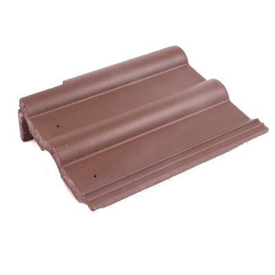 Braas Frankfurter Pfanne Protegon MATT Dark brown Gable stone 11 re