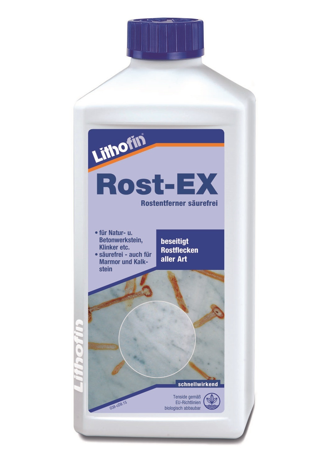 Lithofin Rust-EX Odrdzewiacz 500ml bezkwasowy odrdzewiacz do rdzy
