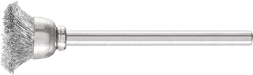 Minitopfbürste TBU D15xB3xL5mm PFERD Stahldraht Schaft-D.3mm