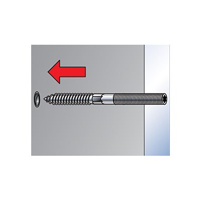 Fischer hanger bolt STST 10x120 PU=100