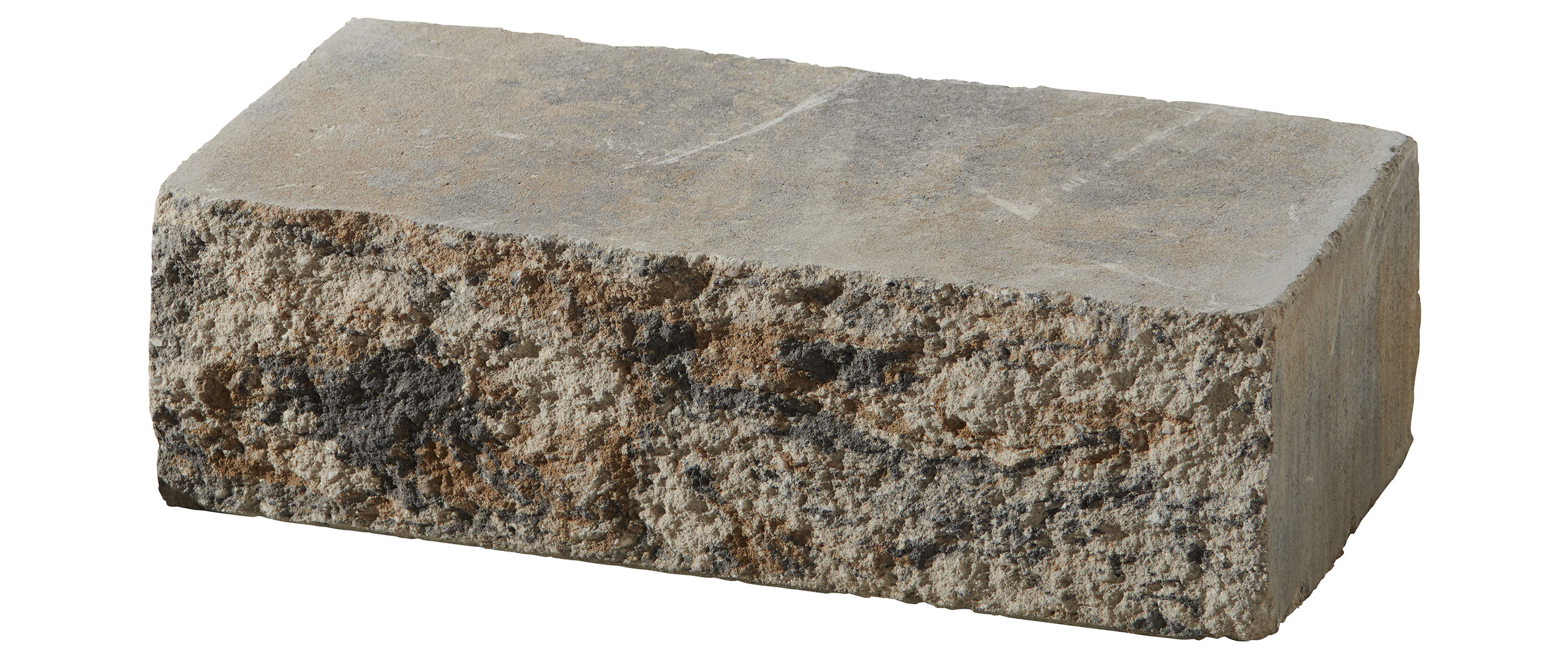 Can basic element Vermont 50x25x15cm shell limestone-nu., burnt, aged