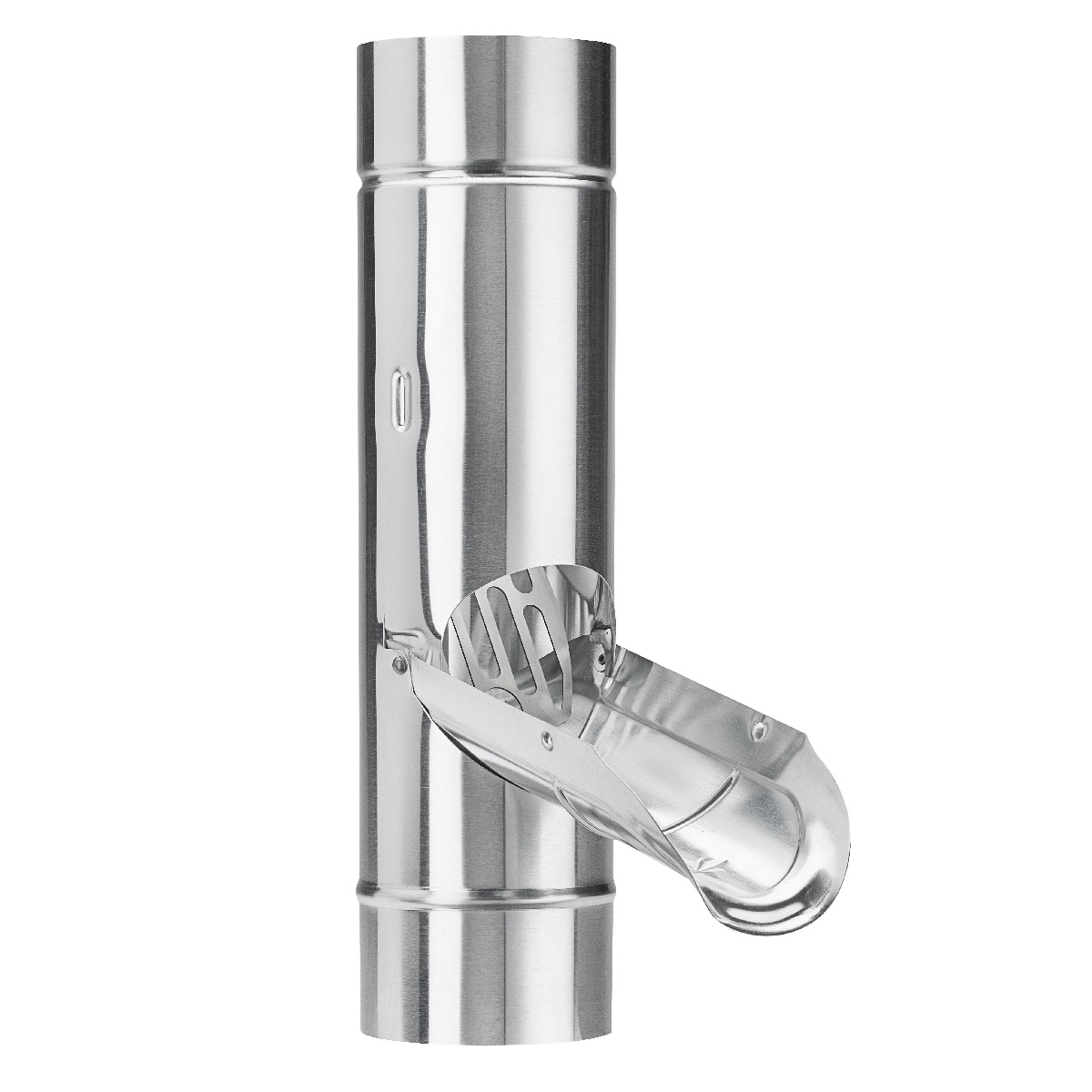 Grömo ZN rainwater flap DN120 with stainless steel strainer V2A