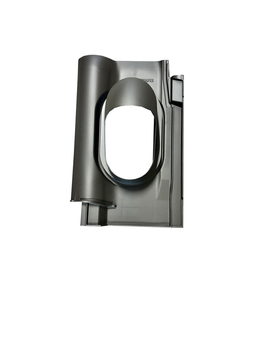 Cembrit 2-teilige Wellfirsthaube P5 350x350x918 pastellgrau