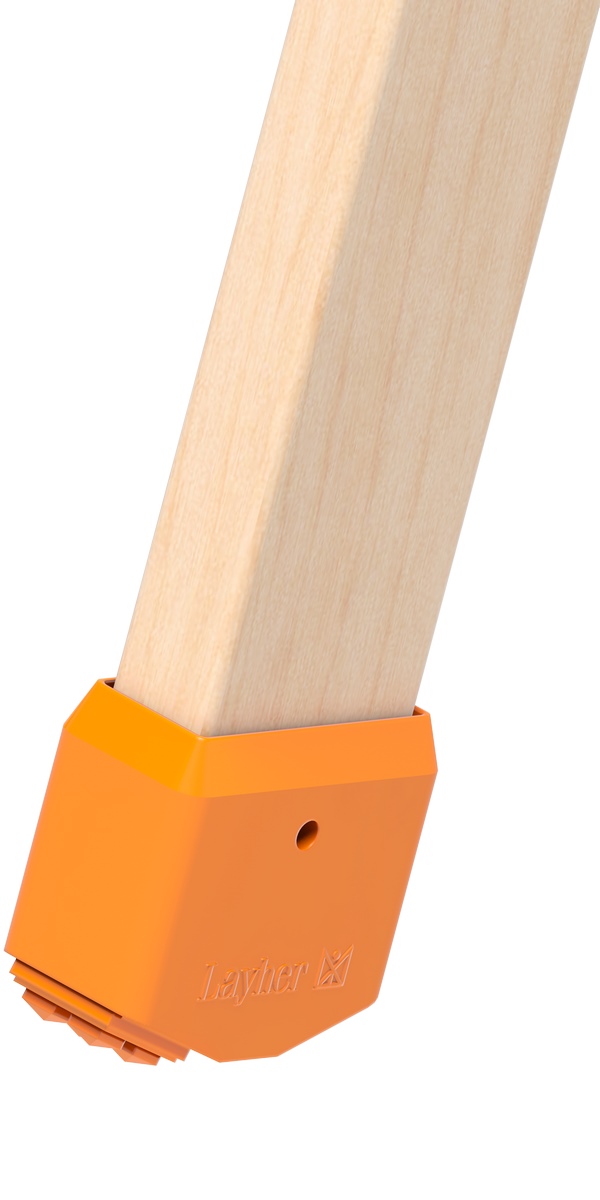 Layher ladder shoe for wooden ladder suitable for 1020 and 1038 (2 pieces)