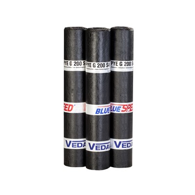 VEDATECT PYE G 200 S4 bare talcum-coated bitumen welding membrane 5.00sqm roll