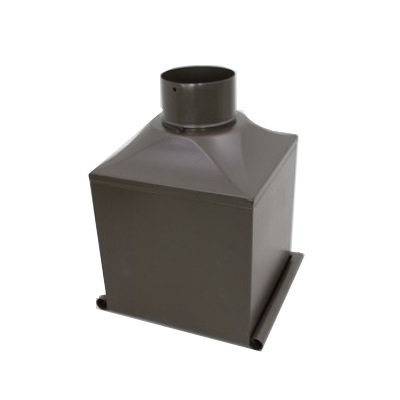 PREFA water collection box D 100mm 220/220/330mm brown