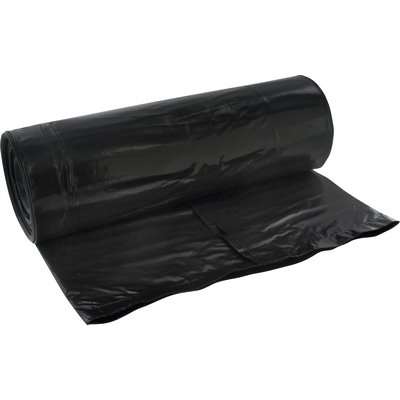 Triuso bin liner black 240l 600x400x1250mm 60my - 10 pieces/roll