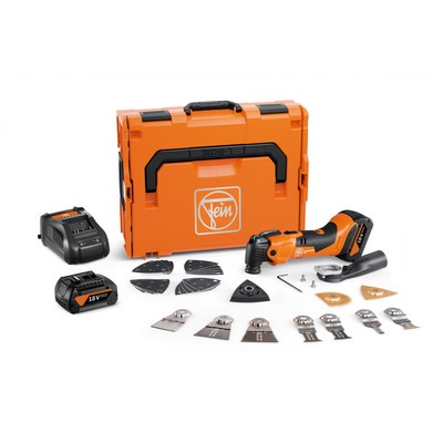Fein MultiMaster AMM 500 Plus Top 4AH AS with 2 batteries and charger in case