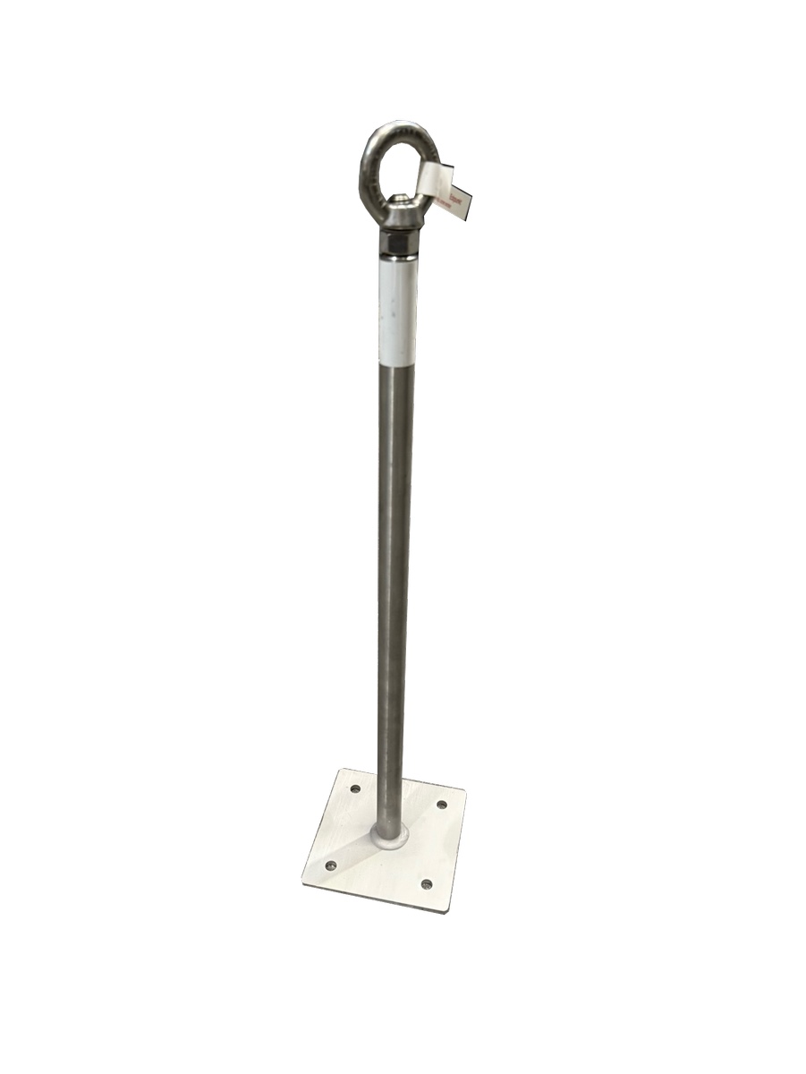 LUX-top® ASP EV 60/2 - Punkt kotwiczący Ø 26 mm ze stali nierdzewnej 600 mm