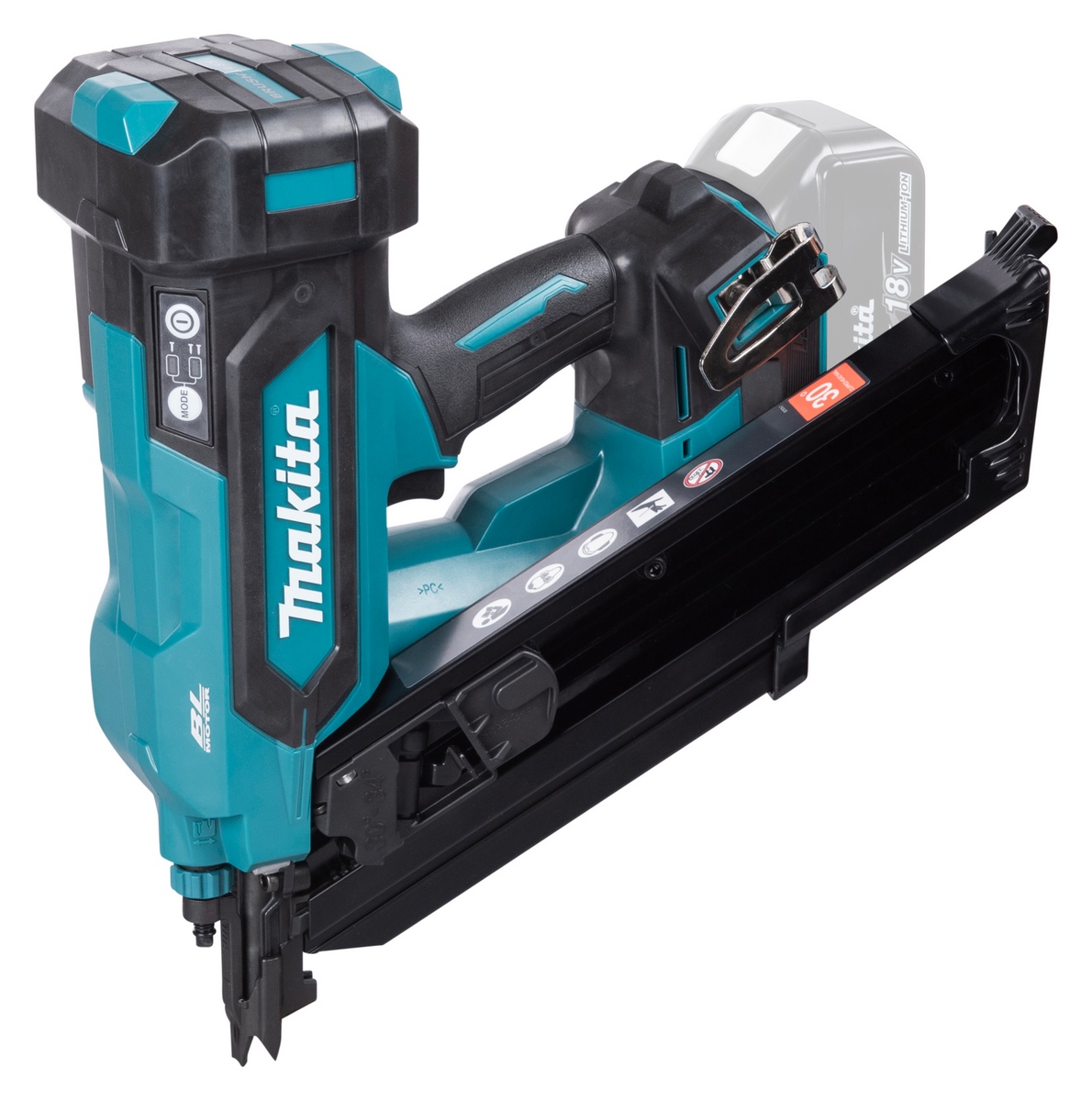 Makita cordless strip nailer 90mm 18V without battery or charger - DBN900ZK