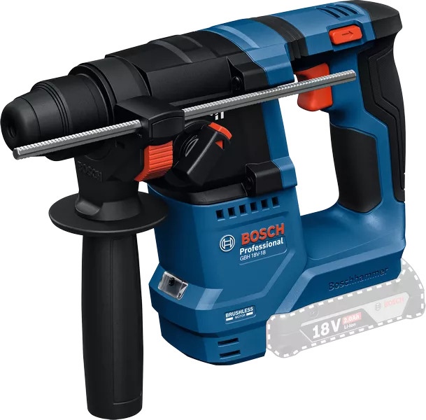 Bosch cordless rotary hammer GBH 18V-18 Prof. w. SDS Plus