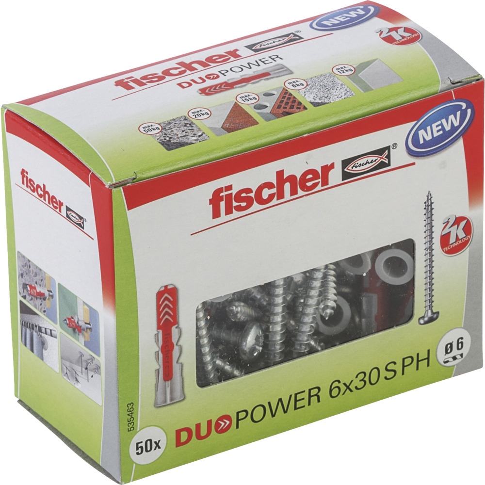 Fischer DUOPOWER 6x30 S PH LD PU=50